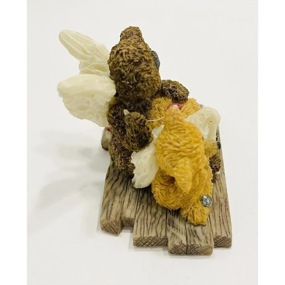 Teddy Bears Angels Figurine Murray Mending Bruin  Everybody Needs A Helping Hand